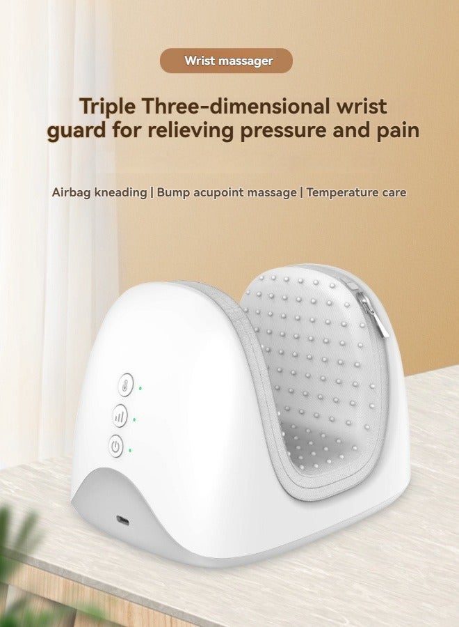 M MIAOYAN Rechargeable wrist/ankle massager fully automatic air bag kneading hand massager warm compress hand and ankle massager  - Image 2