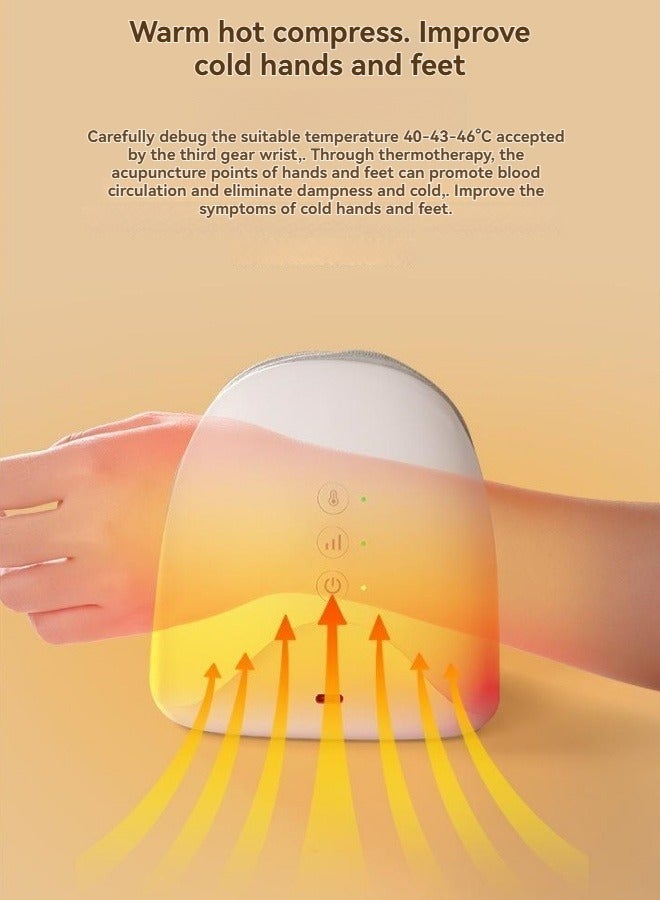 M MIAOYAN Rechargeable wrist/ankle massager fully automatic air bag kneading hand massager warm compress hand and ankle massager  - Image 4