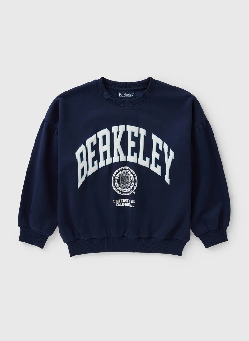 ماتلان Girls Navy Berkley Sweatshirt