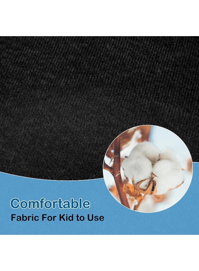 Riakrum 4 Pieces Baby Car Seat Belt Covers Soft Car Seat Straps Shoulder Pads for Kid Infant Stroller Strap Covers Seat Safety Belt Cushion Pads for Boy and Girl, Black - Image 3