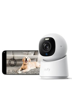 eufy eufy Security Indoor Cam E30 4K UHD Indoor Security Camera, Latest Generation, Dog/Baby/Pet Camera, Colour Night Vision, Human/Pet Auto Tracking, 360° Surveillance, Works with Homekit  - Image 1
