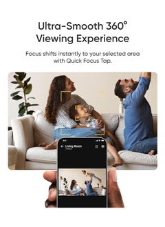 eufy eufy Security Indoor Cam E30 4K UHD Indoor Security Camera, Latest Generation, Dog/Baby/Pet Camera, Colour Night Vision, Human/Pet Auto Tracking, 360° Surveillance, Works with Homekit  - Image 4