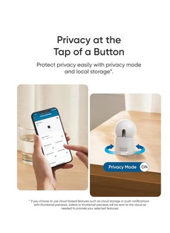 eufy eufy Security Indoor Cam E30 4K UHD Indoor Security Camera, Latest Generation, Dog/Baby/Pet Camera, Colour Night Vision, Human/Pet Auto Tracking, 360° Surveillance, Works with Homekit  - Image 5