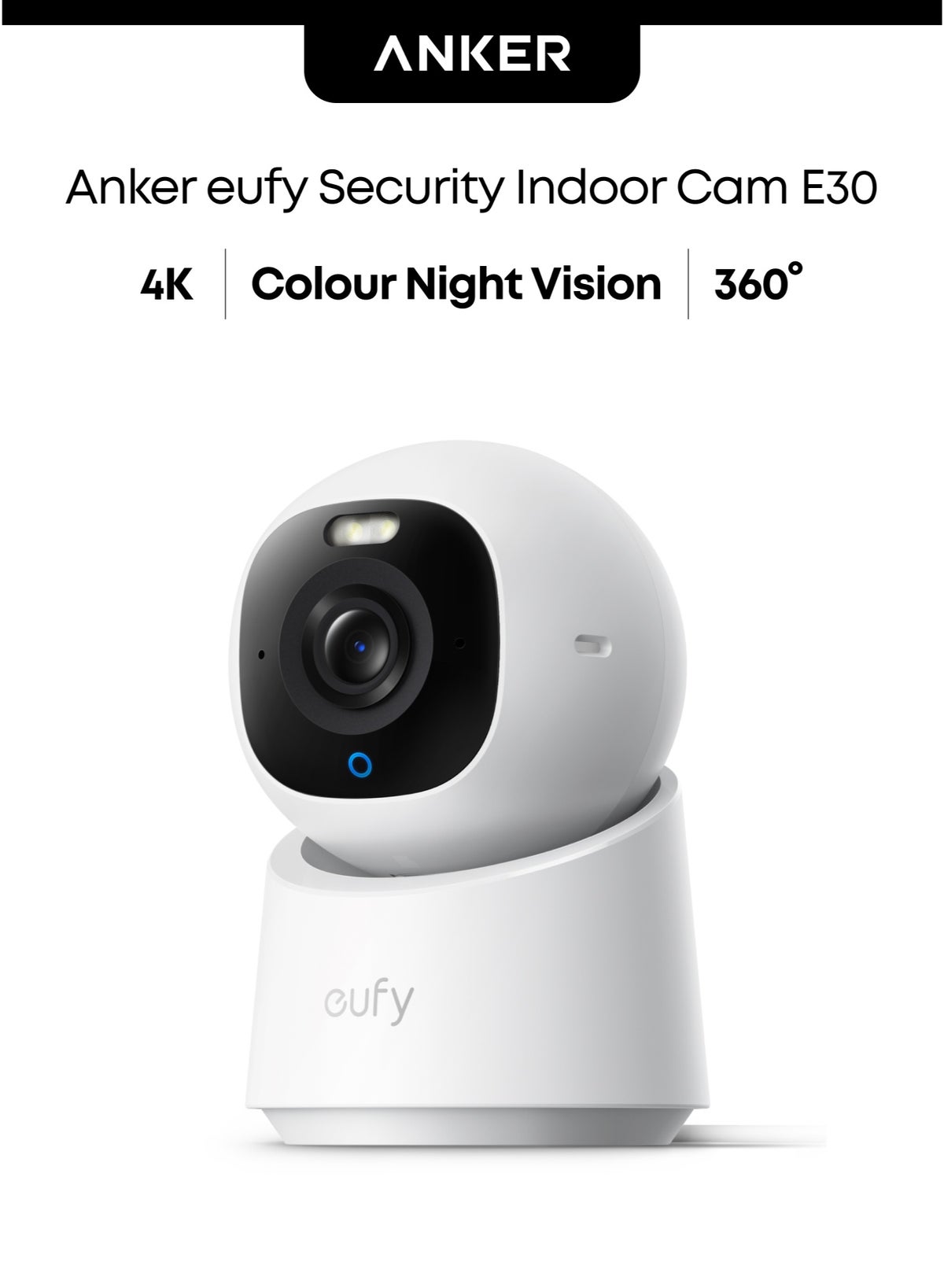 eufy Eufy Security Indoor Cam E30 4k Uhd Indoor Security Camera Z86BBA3BC55046574EB86Z