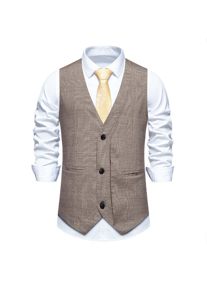 Shougu New Fashionable Casual Men's Suit Vest - Image 1