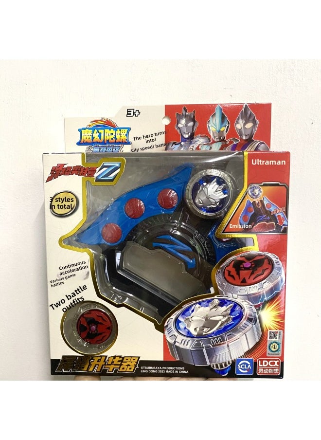 Generic - Genuine Ultraman Magic Gun Ultraman Hero Gyro Sword Launcher Battle Boy Toy Suit-Color:ATM7068 Ott Hero X Magic Gyro-DiGa Ultraman (composite) - Image 1