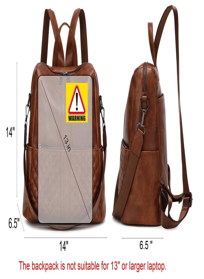 sqlp Backpack Purse for Women Medium Size Ladies Fashion Everyday Travel Multipurpose Design Handbags and Shoulder Purses - Image 3