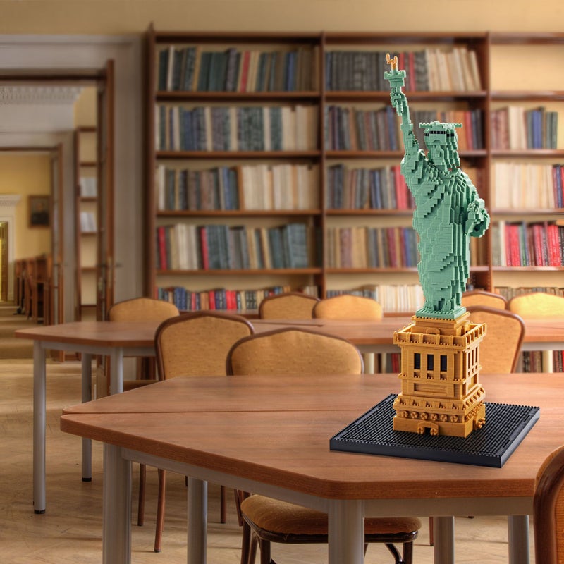 World Famous Building Series American Statue Of Liberty Building Blocks Diamond Particles Statue Of Liberty - Image 2