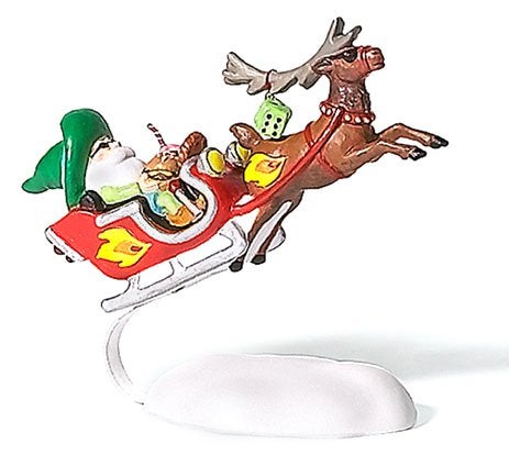 Department 56 Elf Land Village Fly Through Elf Accessoy Figurine - Image 1