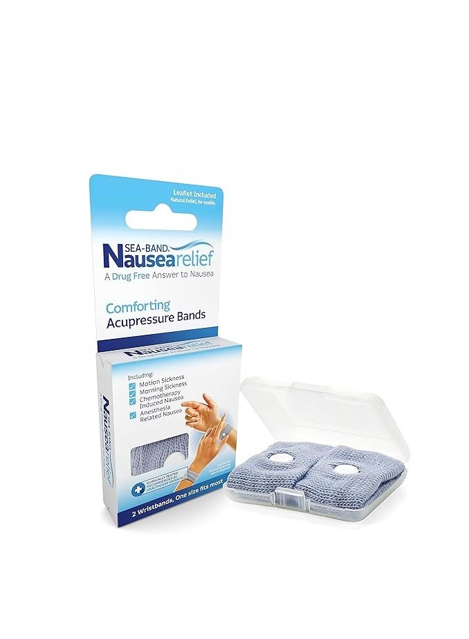 سي-باند سوار معصم مضاد للغثيان بالضغط الإبري لغثيان الحركة والصباح، زوج واحد، قد يختلف اللون - Image 1