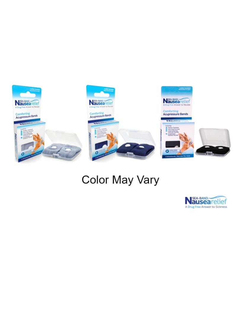 سي-باند سوار معصم مضاد للغثيان بالضغط الإبري لغثيان الحركة والصباح، زوج واحد، قد يختلف اللون - Image 3