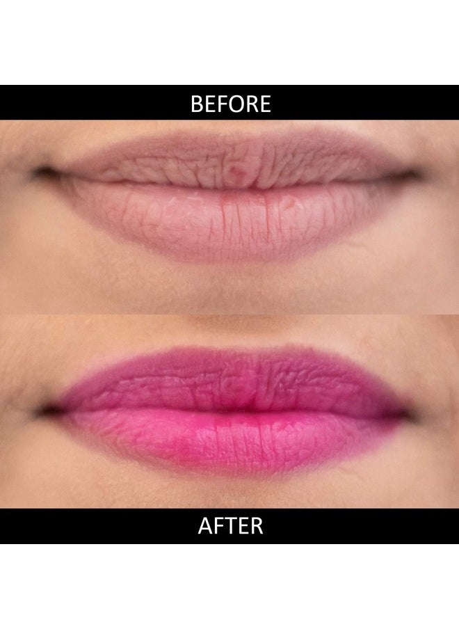 OMORFEE BE EXOTIC OF - Omorfee 100% Organic Tinted Lip Balm Stick Treatment Natural Lip Tint Gloss Long Lasting Rose Lip Tint Strawberry Flavor Beetroot & Cocoa Butter Pink Red Color Moisturizing Lip Balm 6G/0.21Oz - Image 1