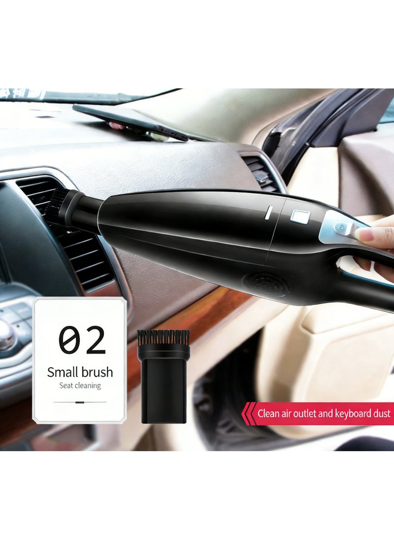 مُنظِّف سيارة محمول قابل للشحن، يعمل بالبطارية، يُزيل الرطوبة والجفاف، يزيل العث، محمول، ذو شفط قوي وفعال، للمنزل، السيارات، الغبار، شعر الحيوانات الأليفة، تنظيف الأرائك والسجاد، أجهزة الكمبيوتر. - Image 5