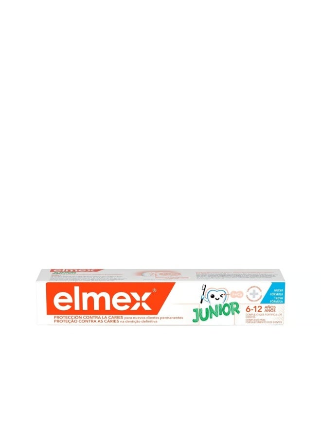 Elmex Junior Caries Protection Toothpaste 6-12 Years 75ml - Image 1
