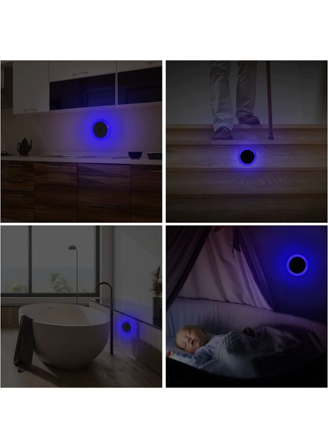 مصباح LED ليلي مدور على شكل دائري ومقبس ذكي للغاية من الغسق إلى أضواء مستشعر الفجر - Image 3