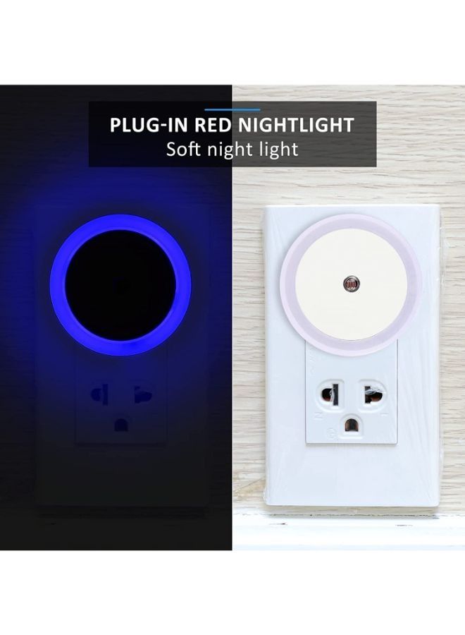 مصباح LED ليلي مدور على شكل دائري ومقبس ذكي للغاية من الغسق إلى أضواء مستشعر الفجر - Image 2