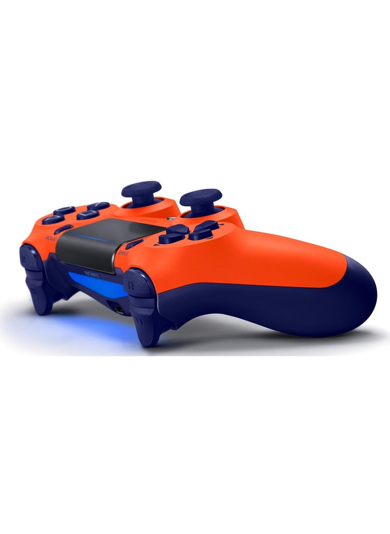 LIXES Wireless DualShock 4 Controller for PS4 - Vibration Feedback, Motion Sensors, Touchpad, Light Bar, Share Button & Speaker for Ultimate Gaming Experience (Orange)  - Image 2