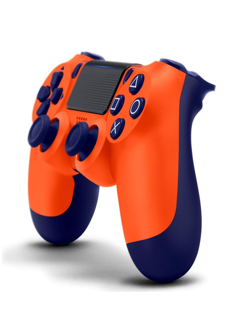 LIXES Wireless DualShock 4 Controller for PS4 - Vibration Feedback, Motion Sensors, Touchpad, Light Bar, Share Button & Speaker for Ultimate Gaming Experience (Orange)  - Image 3