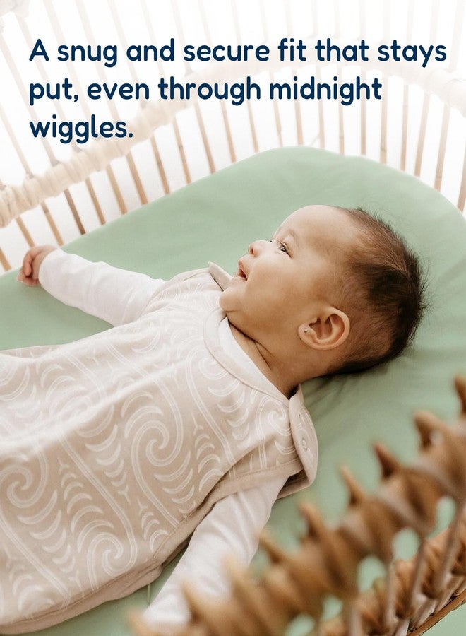 TotAha Bassinet Sheets Compatible with Baby Delight Beside Me Dreamer Bassinet, 33x20 for Baby Bedside Sleeper - Buttery Soft, Premium Stretchy Jersey Knit Sheets, 2 Pack - Image 4