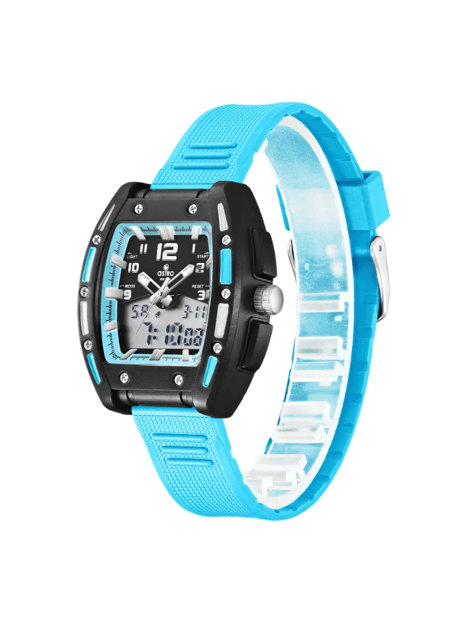 ASTRO Kids Analog-Digital Black Dial Watch - A24804-PPLB