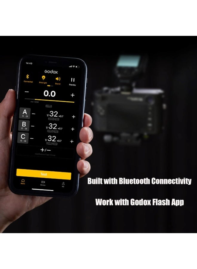 Godox XProII-C 2.4G Flash Trigger Transmitter TTL Autoflash 1/8000s Bluetooth Control, Scanning Function Compatible with Canon R5 R6 5D 6D, 60D, 50D, 500D 450D, 400D, 100D, 11 00D, M5, M3 DSLR Cameras - Image 5