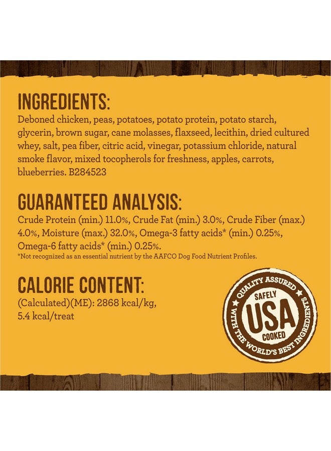 ميريك وجبات ميريك باور بايتس الطبيعية الطرية والمضغوطة للكلاب، وجبة خفيفة خالية من الحبوب مع وصفة دجاج حقيقية - كيس 6 أونصات - Image 5