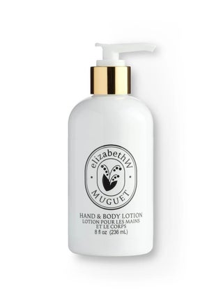 elizabeth W Muguet Hand and Body Lotion 8 Fluid Ounces White