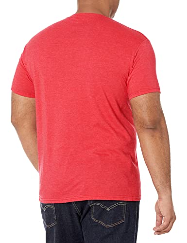 Coca-Cola Mens Coke Classic T Shirt, Red Heather, Large US - Image 2