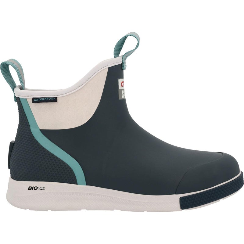 Xtratuf Women's Ankle Deck Boot Sport, Stormy Blue, Size 7(M) - Image 1