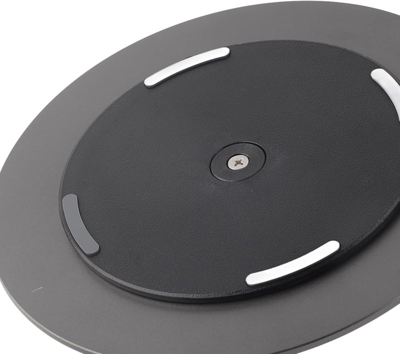 Wet anti slip Dioche Rotating Stand for Desk Rotating Computer Monitor Base 360 Degrees, Deep Gray Matte Aluminum Alloy Stand for Monitors, Tablets & Phones, Durable & Design Oil resistant - Image 2