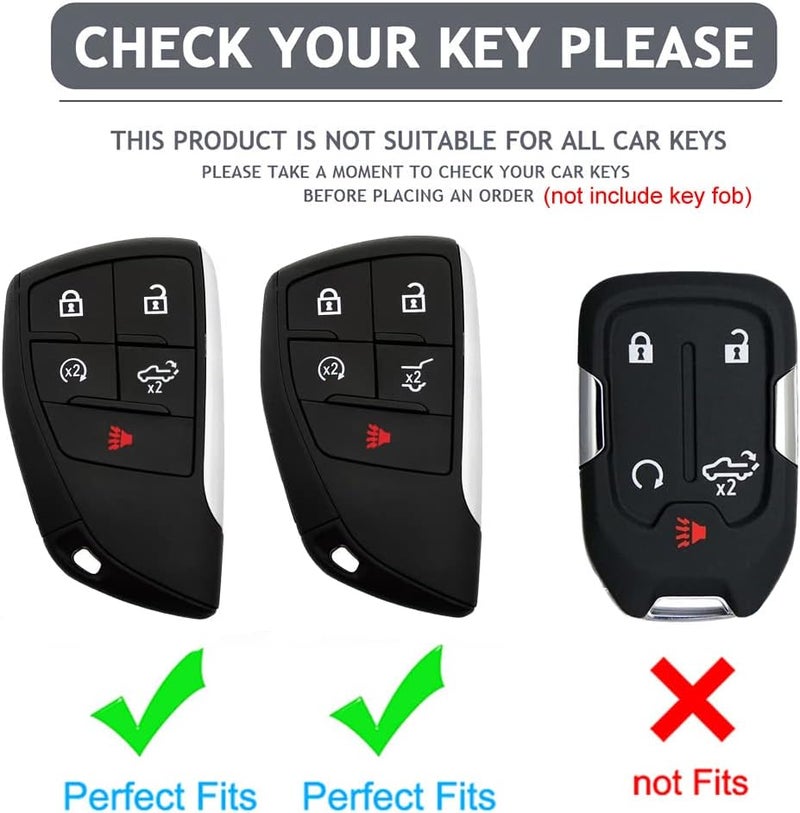 Cacacar Key Fob Cover for Chevy GMC - Image 2
