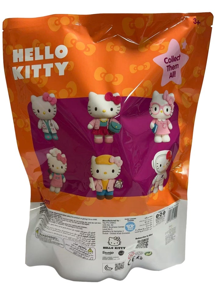 Hello Kitty Career Plush 25cm – Soft Collectible Stuffed Toy in Career Outfit, Cute Cuddly Gift for Kids and Hello Kitty Fans - Bright Architect - Image 4