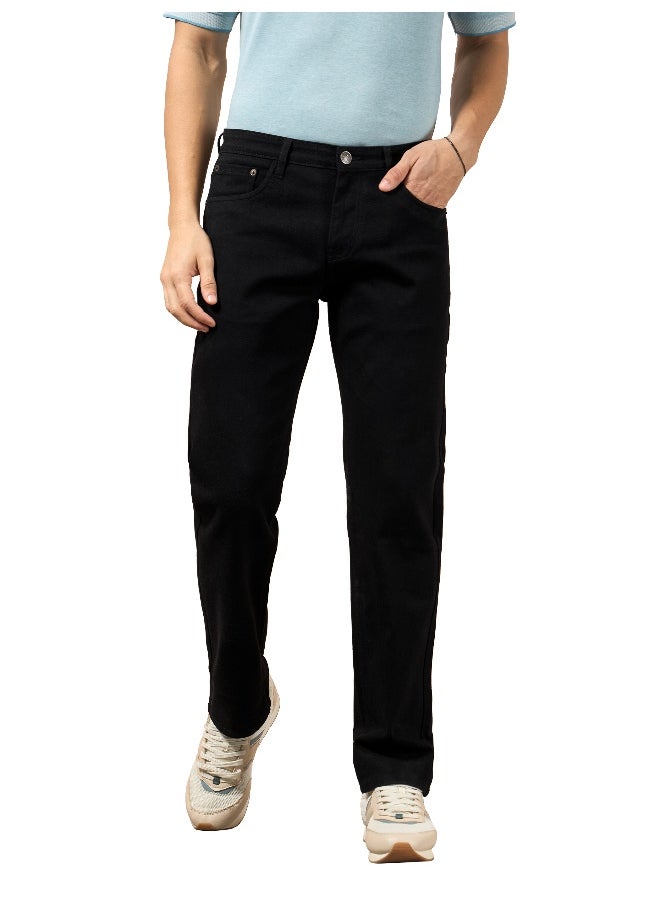 Beyoung cotton lycra Black Regular Fit Jeans for men  - Image 3