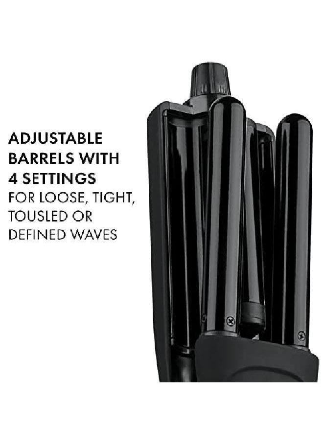 Hot Tools - Professional Black Gold Adjustable Multihair Waver - Image 1