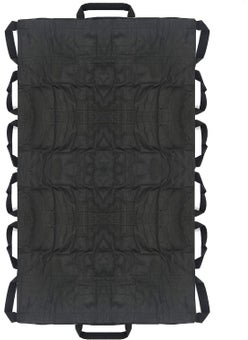Vakly Patient Transfer Sheet Blanket 40x80 with 14 Handles for Lifting Moving Turning and Positioning Patients up to 1500 LB  Large Positioning Unit for Repositioning Fall Prevention Guide