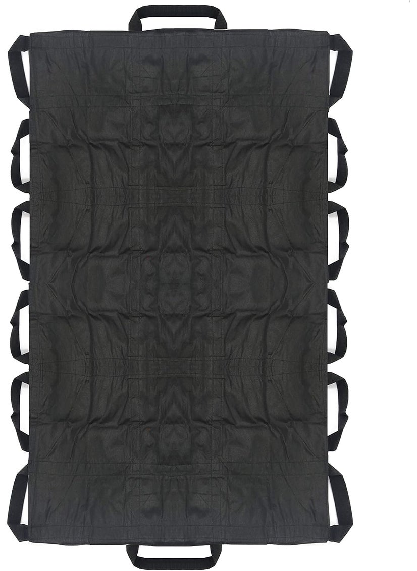 Vakly Vakly Patient Transfer Sheet Blanket 40x80 with 14 Handles for Lifting Moving Turning and Positioning Patients up to 1500 LB  Large Positioning Unit for Repositioning Fall Prevention Guide  - Image 1