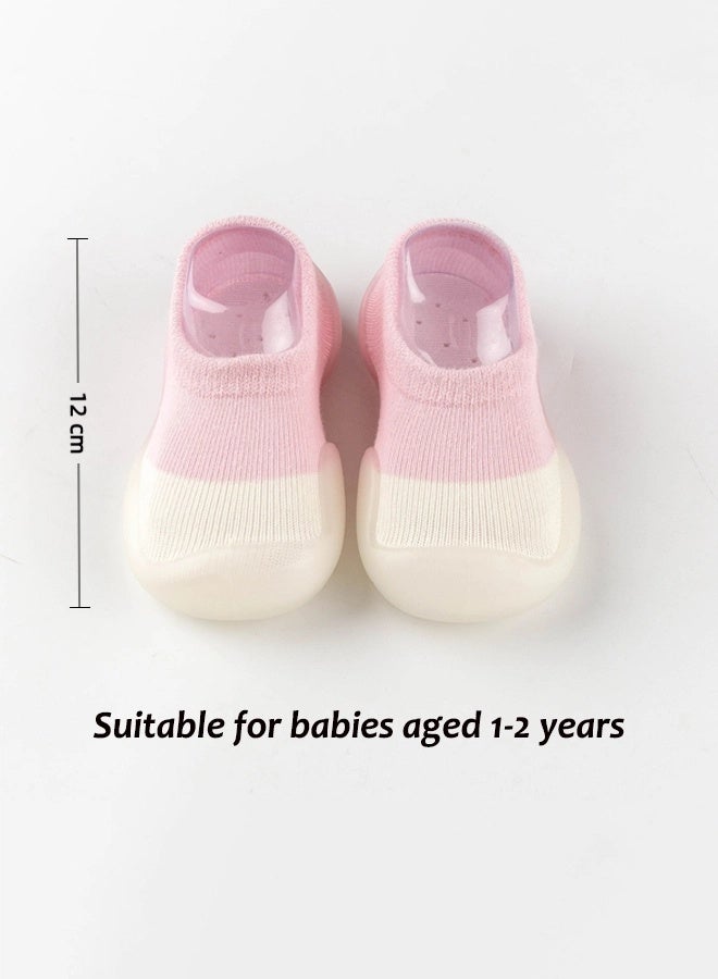 Aissiora Baby Non-Slip Soft-Soled Floor Shoes Size S Mesh Walking Socks Cartoon Design Comfortable Everyday Wear Infant Toddler Footwear - Image 2