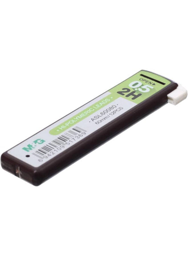 M&G Hi-Polymeric Leads, Fine Writing, 2H 0.5mm, Durable Graphite - Image 3