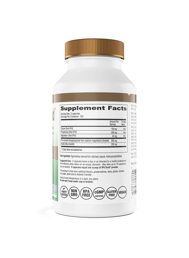 IP6 Gold Immune Support Formula, 240 Vegetarian Capsules - Image 2