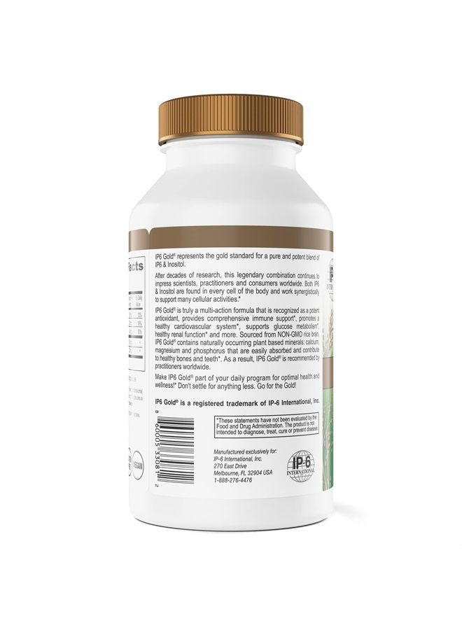 IP6 Gold Immune Support Formula, 240 Vegetarian Capsules - Image 3
