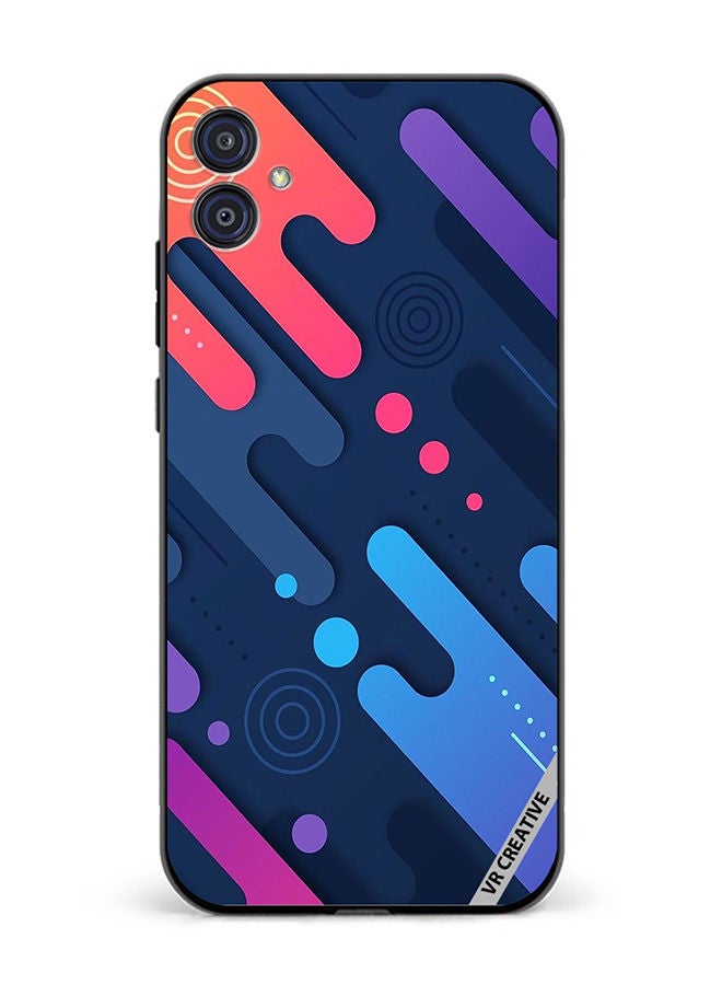 VR CREATIVE Protective Case Cover For Samsung Galaxy M04/F04 Layers Design Multicolour - Image 1