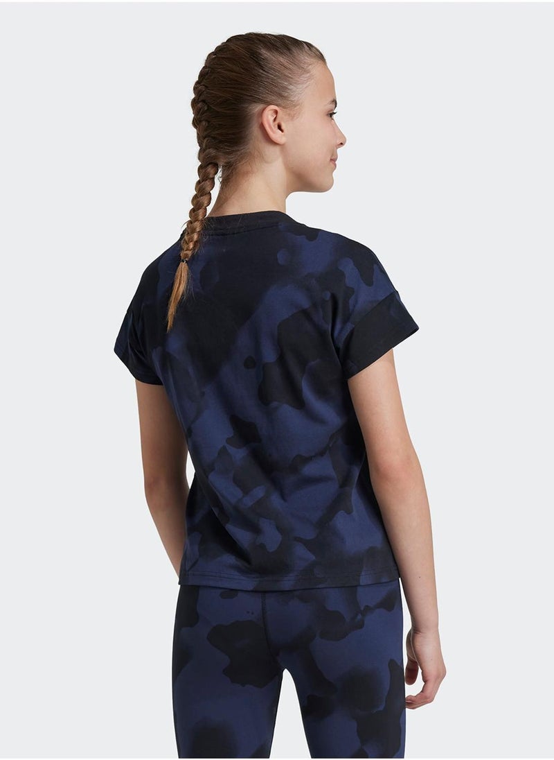 Adidas Youth Future Icon Aop T-Shirt - Image 2