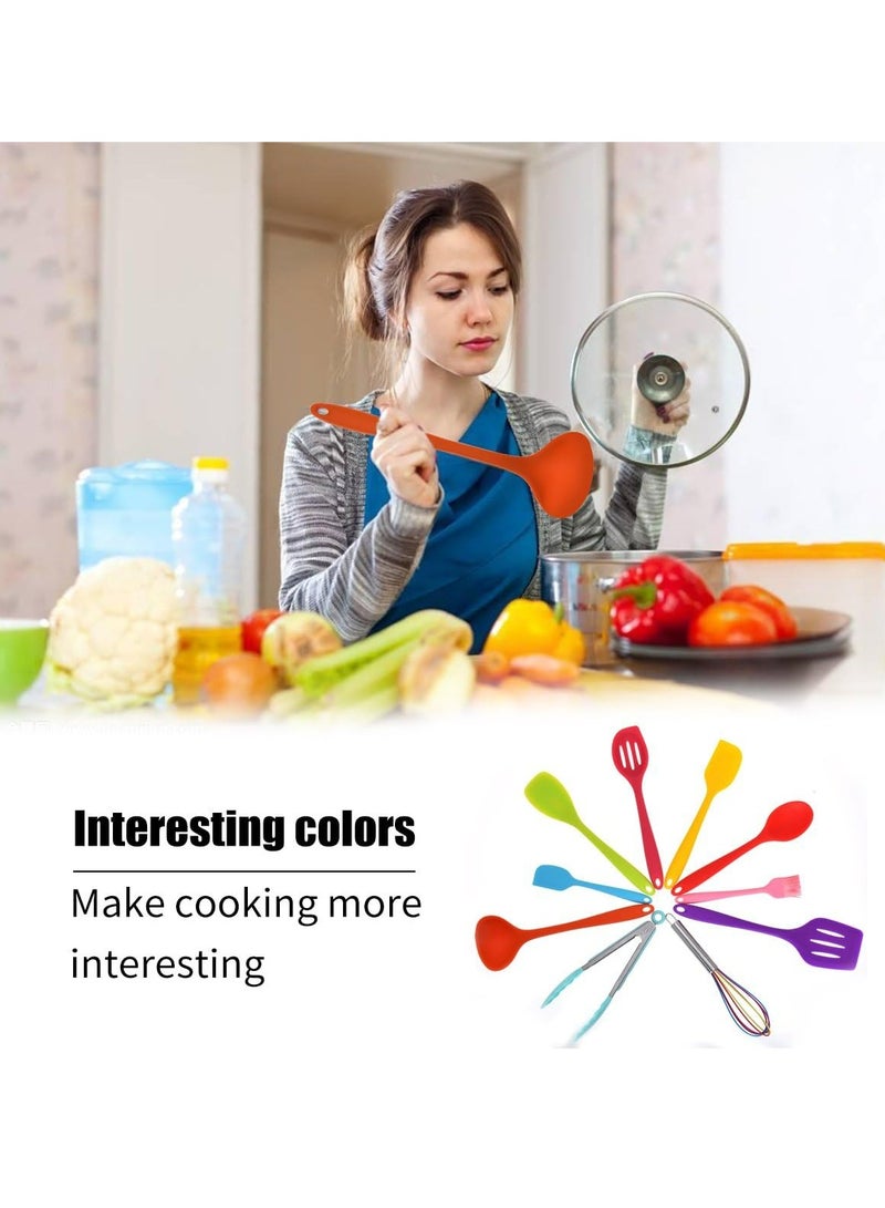 رولستيمي 10 قطعة سيليكون أواني المطبخ مجموعة - Image 2