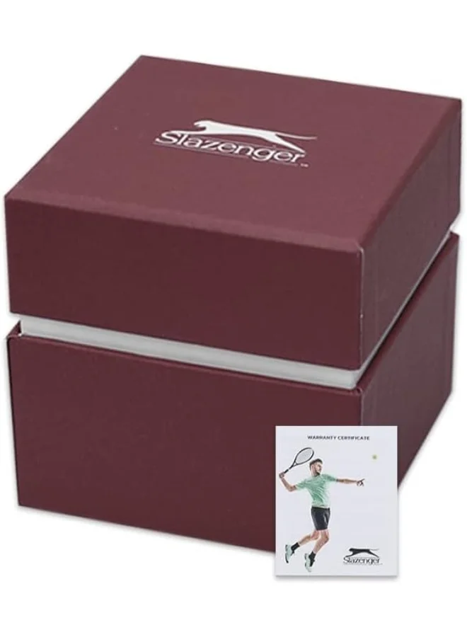 Slazenger Slazenger Men's Quartz Movement Watch, Multi Function Display and Silicone Strap