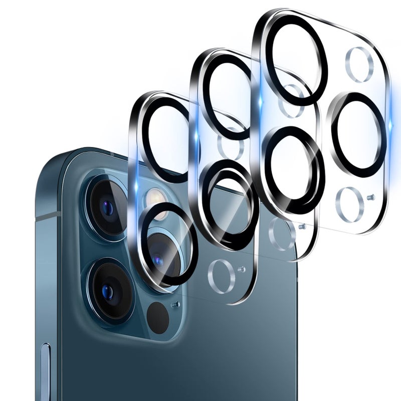 Dengduoduo 3 Pack Tempered Glass Camera Lens Protector for iPhone 12 Pro Max 6.7", Ultra HD, 9H Hardness, Anti-Scratch, Case Friendly, Easy to Install [No Affect on Night Shots] - Image 1