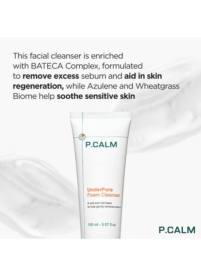 P.CALM P.CALM Underpore Facial Foaming Cleanser 250 ml | Vegan Deep Pore Cleansing Facial Wash for Sensitive Skin | Korean Skincare  - Image 5