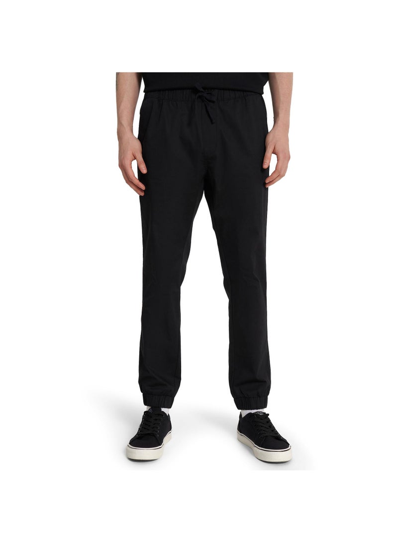 Termit سروال ترميت الأسود للرجال - EU 52، 100% قطن طبيعي، تصميم ضيق، حزام قابل للتعديل، 3 جيوب، مثالي للمشي النشيط في المدينة وركوب السكيت - Image 3