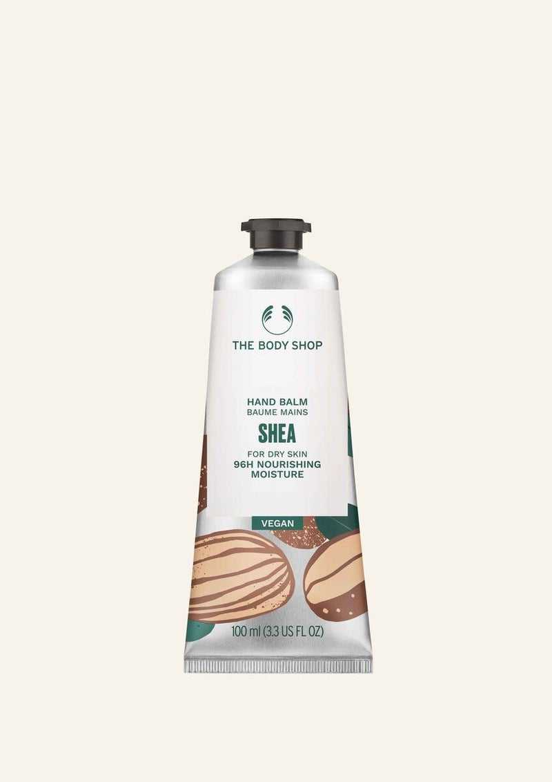 THE BODY SHOP Shea Hand Balm – Intense 96hr Moisture for Dry to Very Dry Skin | Fast-Absorbing, Non-Greasy Formula with 97% Natural Ingredients & Fair Trade Shea Butter, Vegan, 100ml - Image 1