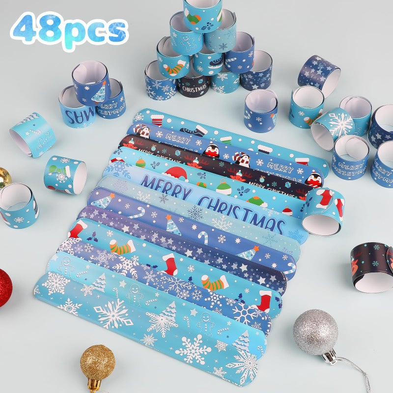 CCINEE 48Pcs Christmas Slap Bracelets - Image 5