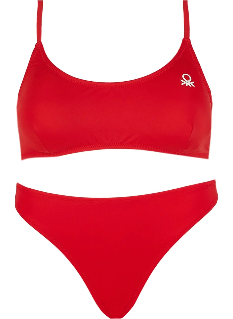 يونايتد كولورز أوف بينتيون Women's Bikini Red W25023